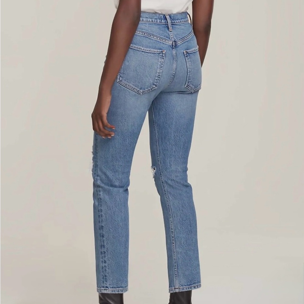 AGolde Riley High Rise Crop Jeans - Picture 2 of 8